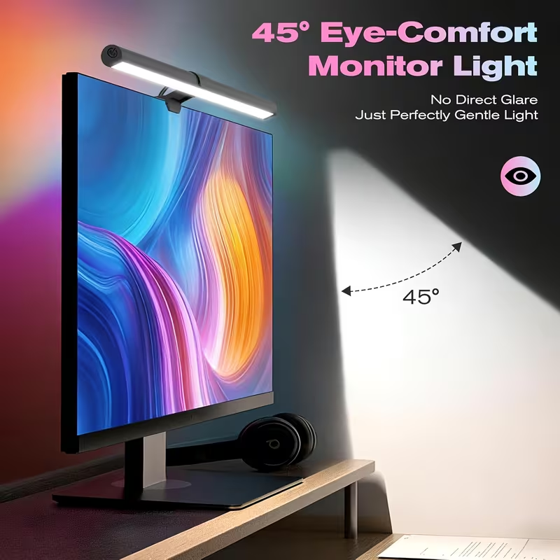 Led Gaming Light Strip - USB Güçlü LED Monitör Işık Çubuğu,