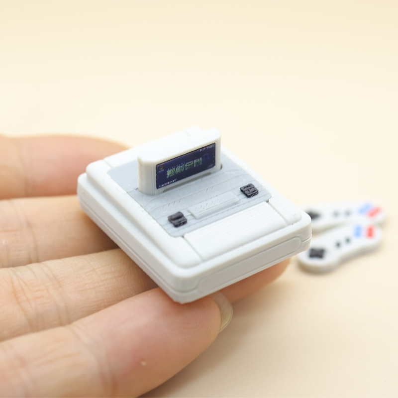 Gaming Console Vintage - 1 takım Dollhouse Mini Retro Oyun