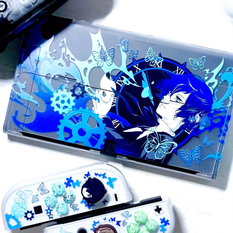Nintendo Console Switch Oled - Makoto Yuki Sert Koruyucu Kılıf Yarı