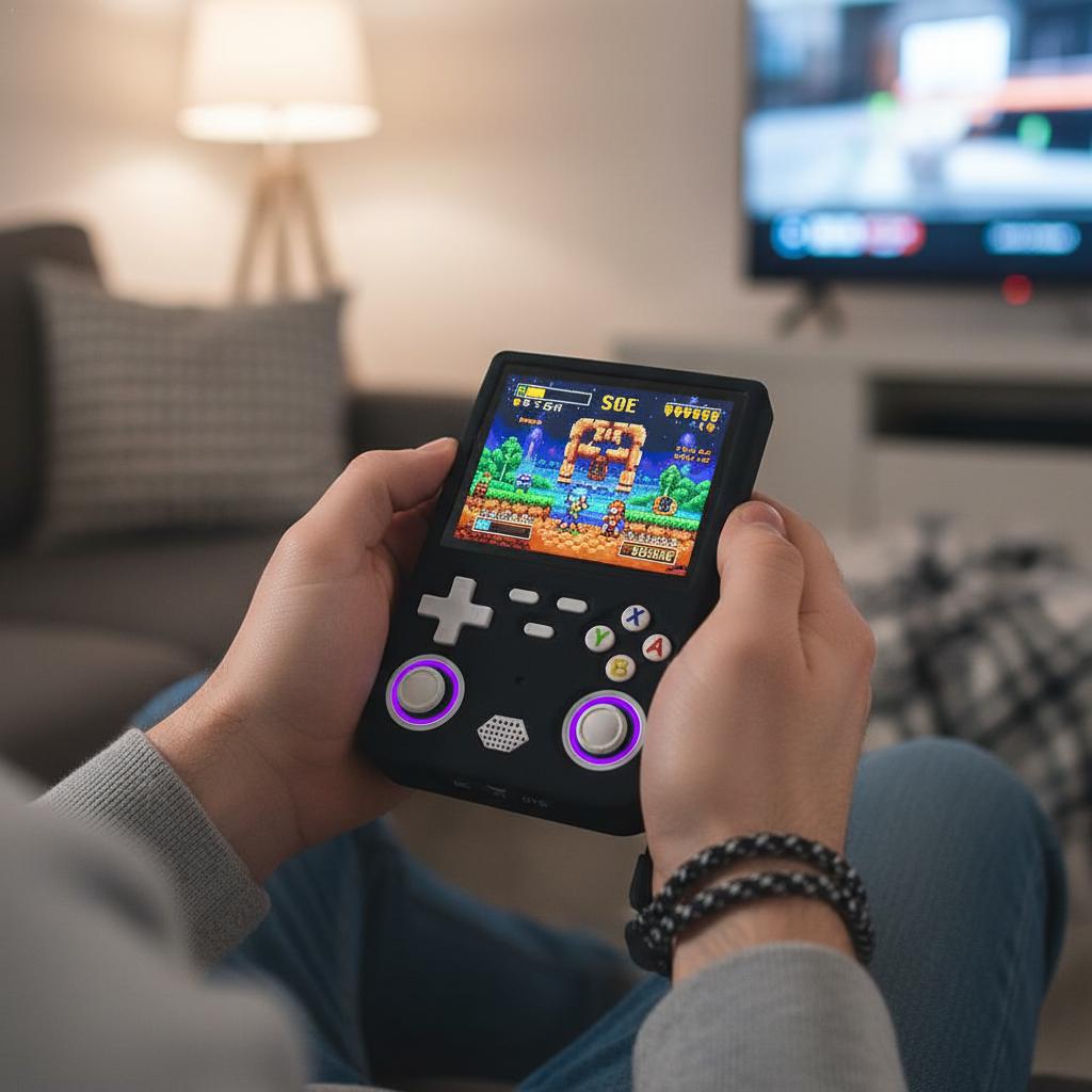 Gaming Console R36 - R36 Ultra Silikon Koruyucu Kılıf El