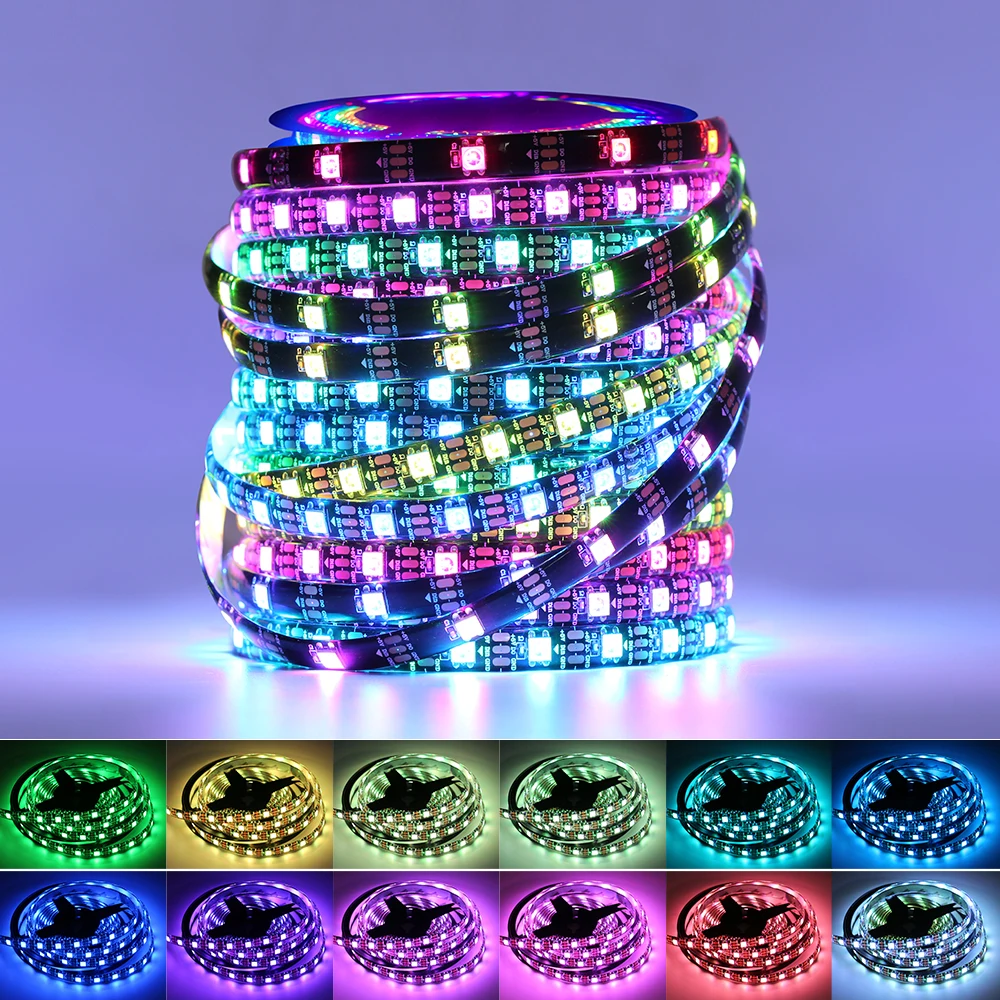 Led Gaming Light Strip - 5 V WS2812B Piksel RGB Led