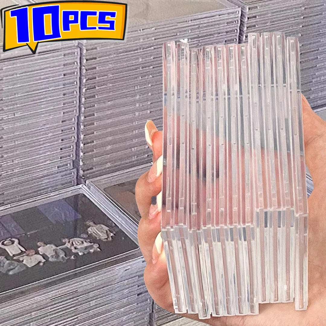 Gaming Card Holder - Şeffaf Akrilik Kart Tutucu Çıtçıtlı Oyun