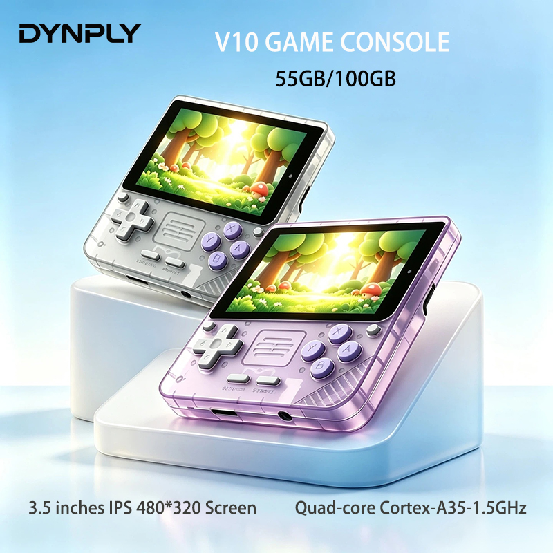 Gaming Console Cartoon - POWKIDDY V10 3.5 inç IPS Oca