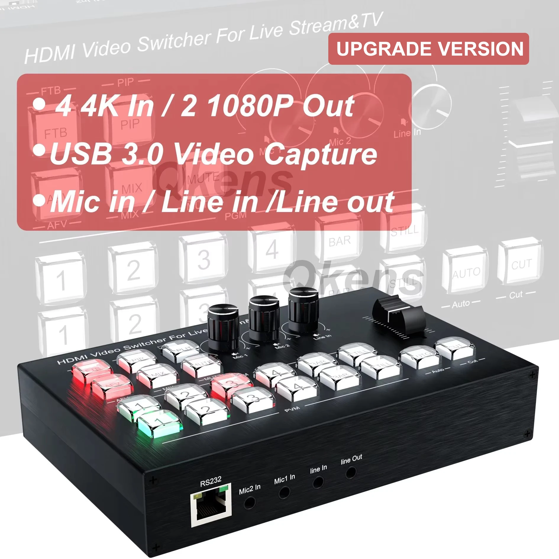 Gaming Console All In One - Canlı Yayın Akışı Üretimi için 4K
