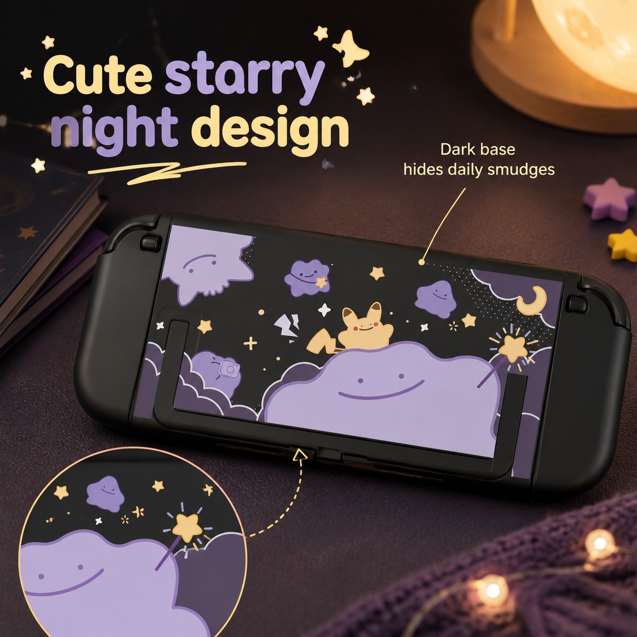 Gaming Console Cartoon - Nintendo Switch 2 Konsolu Joy-Con Şeffaf