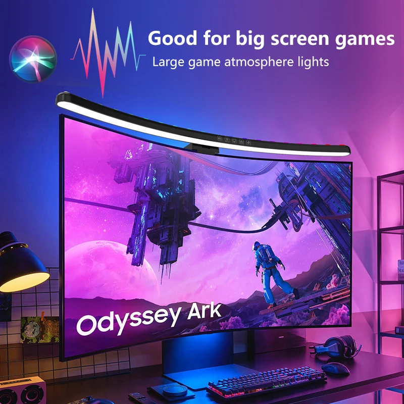 Led Gaming Light Strip - Bilgisayar Monitörü Işık Çubuğu RGB Müzik