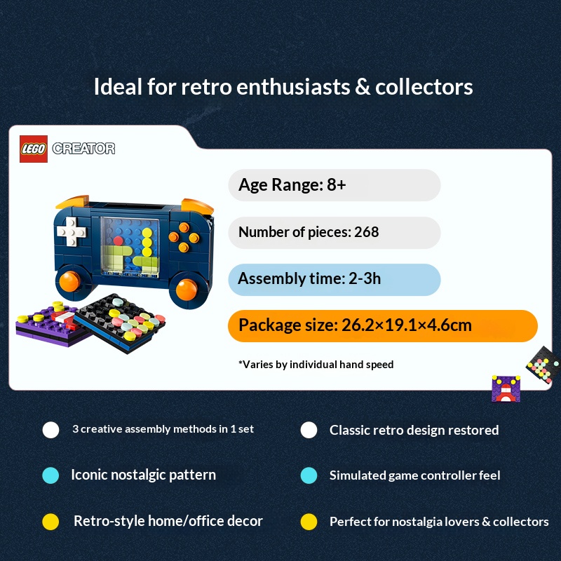 LEGO Creator 3in1 Yapı Taşları - Gaming Console Vintage incelemesi ve fiyatı