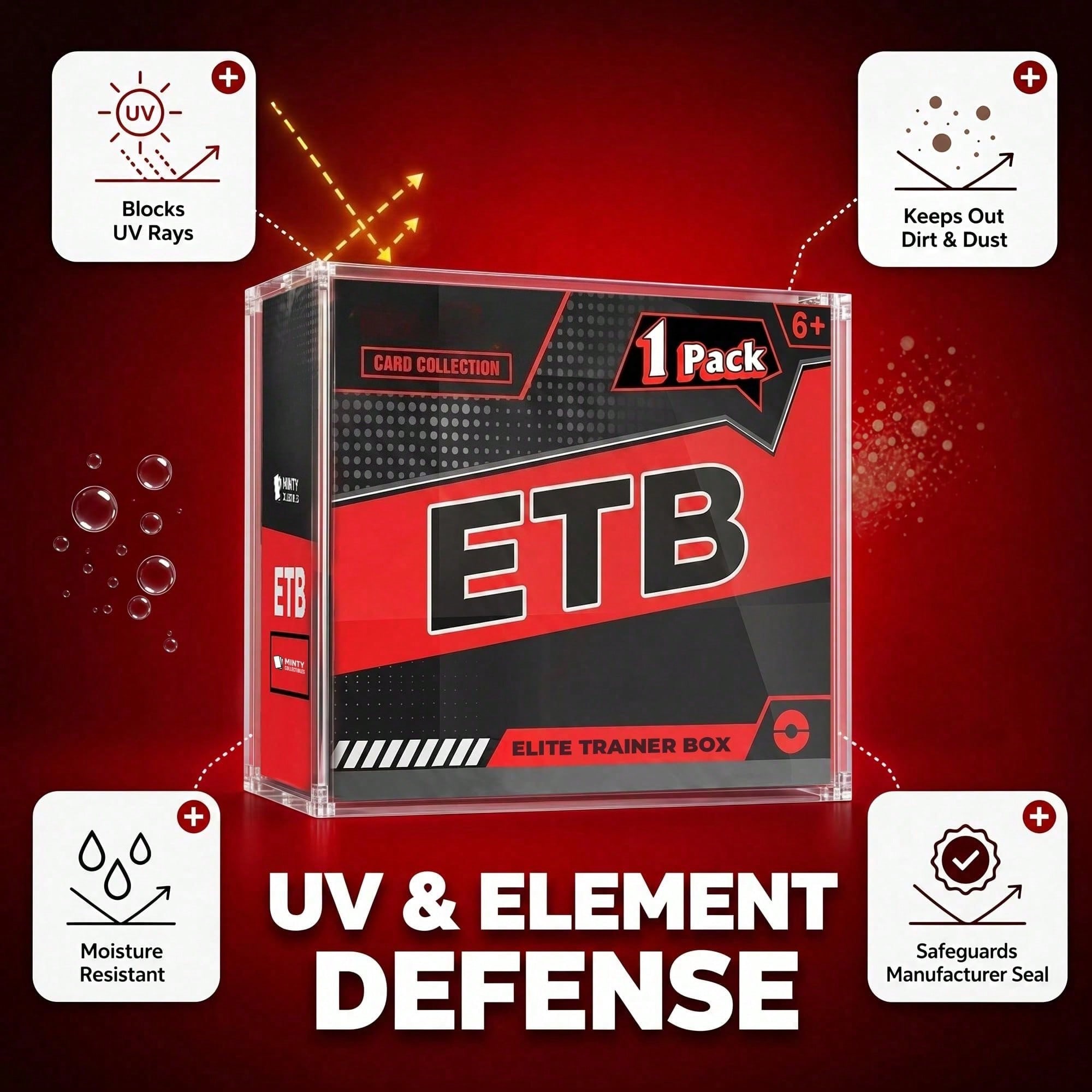 ETB Şeffaf Manyetik Akrilik Vi - Gaming Card Holder incelemesi ve fiyatı