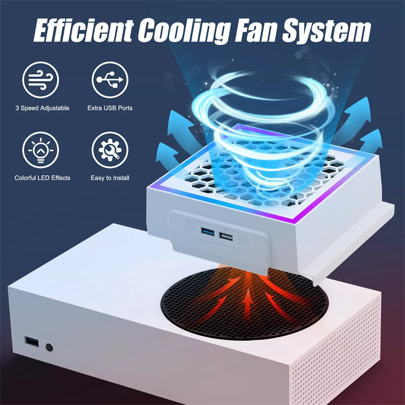 LED Soğutma Fanı atmosfer ışığ - Gaming Console Xbox Series S incelemesi ve fiyatı
