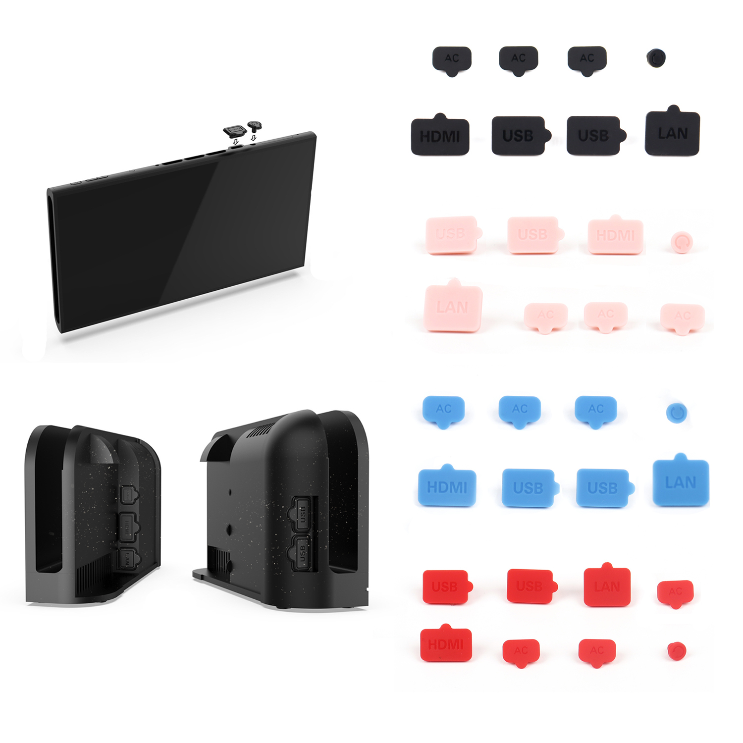 Anti-toz fişi silikon USB HDMI - Nintendo Console Switch Oled incelemesi ve fiyatı