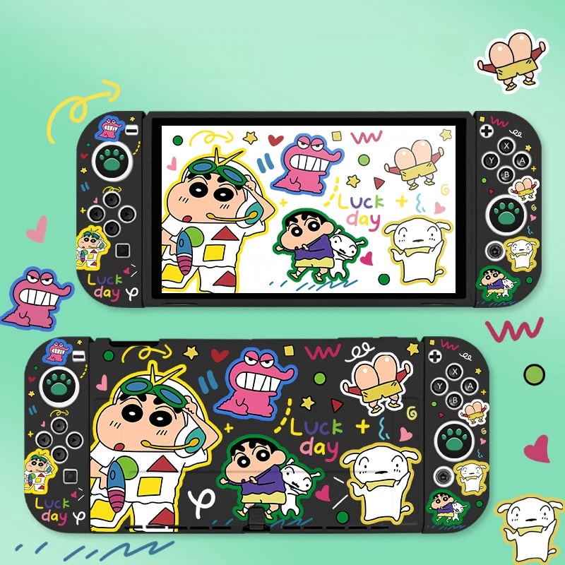 Kawaii Çizgi Film Crayon Shin- - Gaming Console Nintendo Switch Oled Model incelemesi ve fiyatı