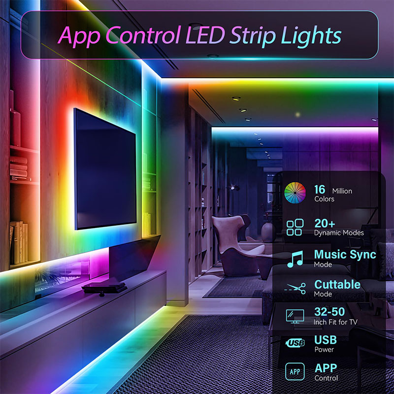USB RGB LED Şerit Işık SMD3535 - Led Gaming Light Strip incelemesi ve fiyatı