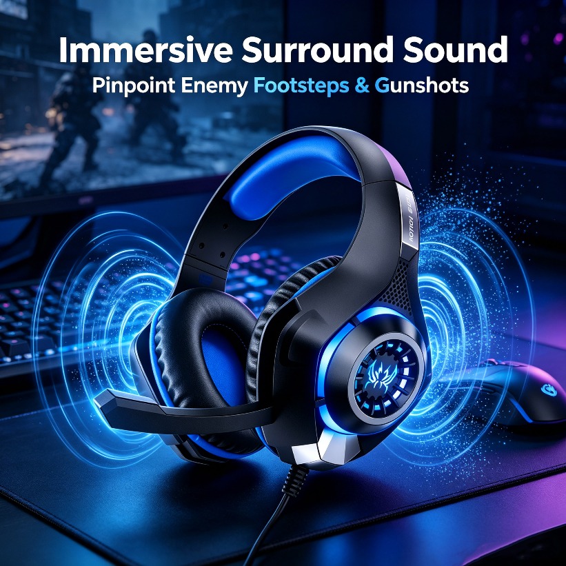 Mikrofonlu LED Oyun Kulaklığı  - Gaming Console Headset incelemesi ve fiyatı