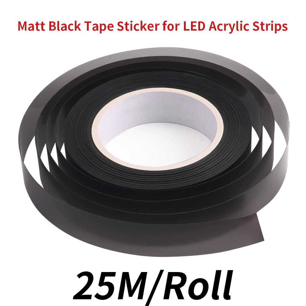 25M/rulo mat siyah bant etiket - Led Gaming Light Strip incelemesi ve fiyatı