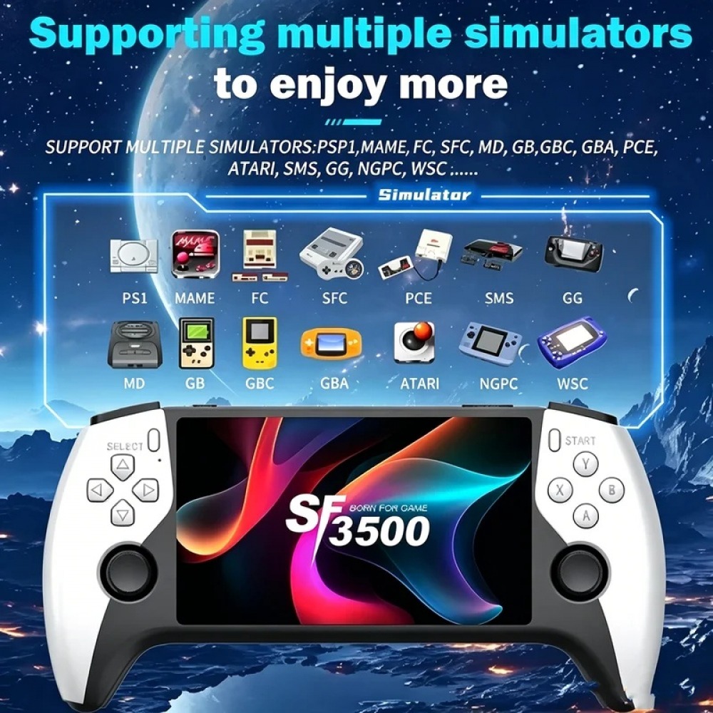 SF3500 5 inç El Oyun Konsolu,  - Gaming Console Vintage incelemesi ve fiyatı