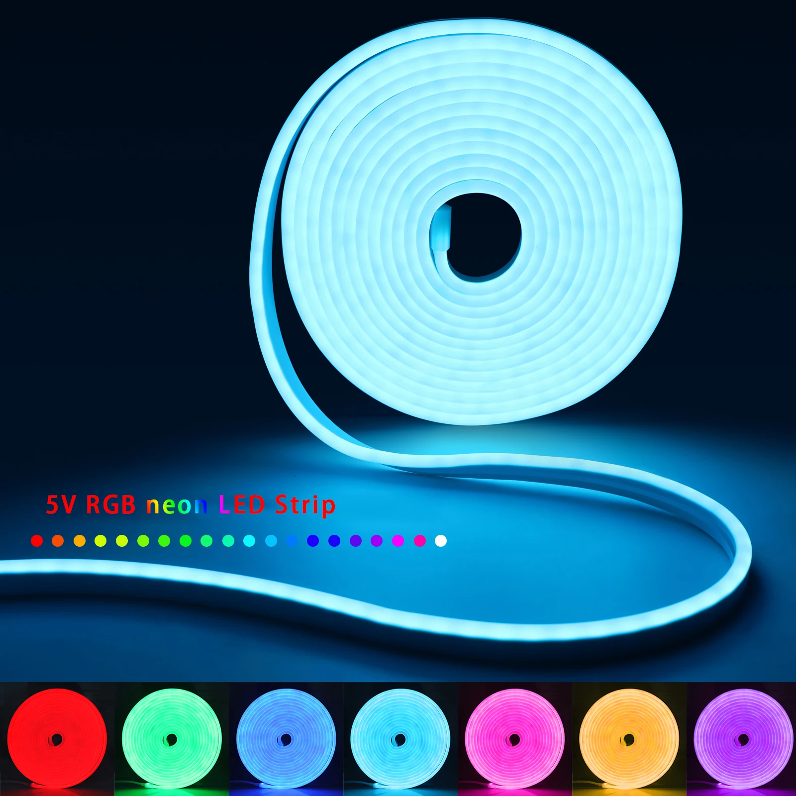 1-5m RGB LED Neon Şerit Işık 5 - Led Gaming Light Strip incelemesi ve fiyatı